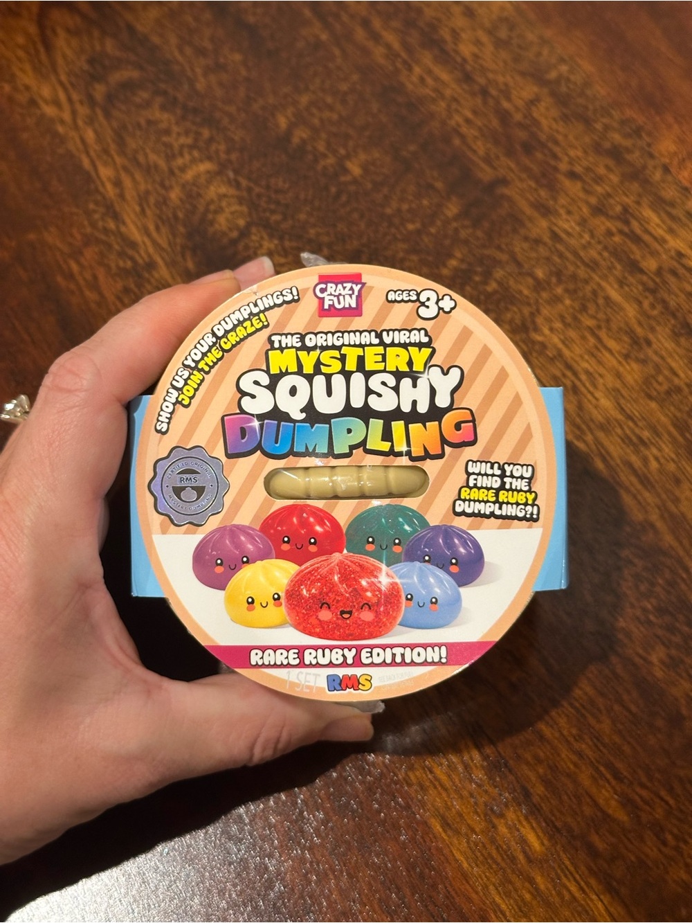 SEALED RMS Mystery Squishy Dumpling Rare Ruby Edition